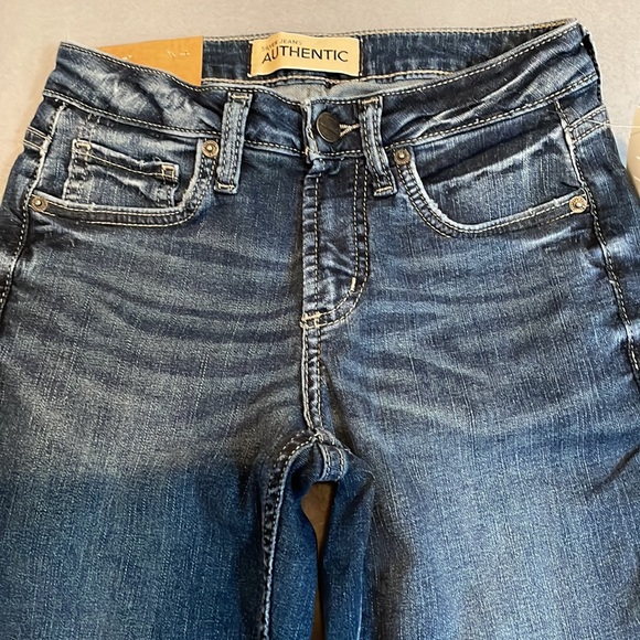 Silver Jeans Womens 2 Long The Curvy Mid Skinny Stretch Denim NEW - Picture 3 of 15